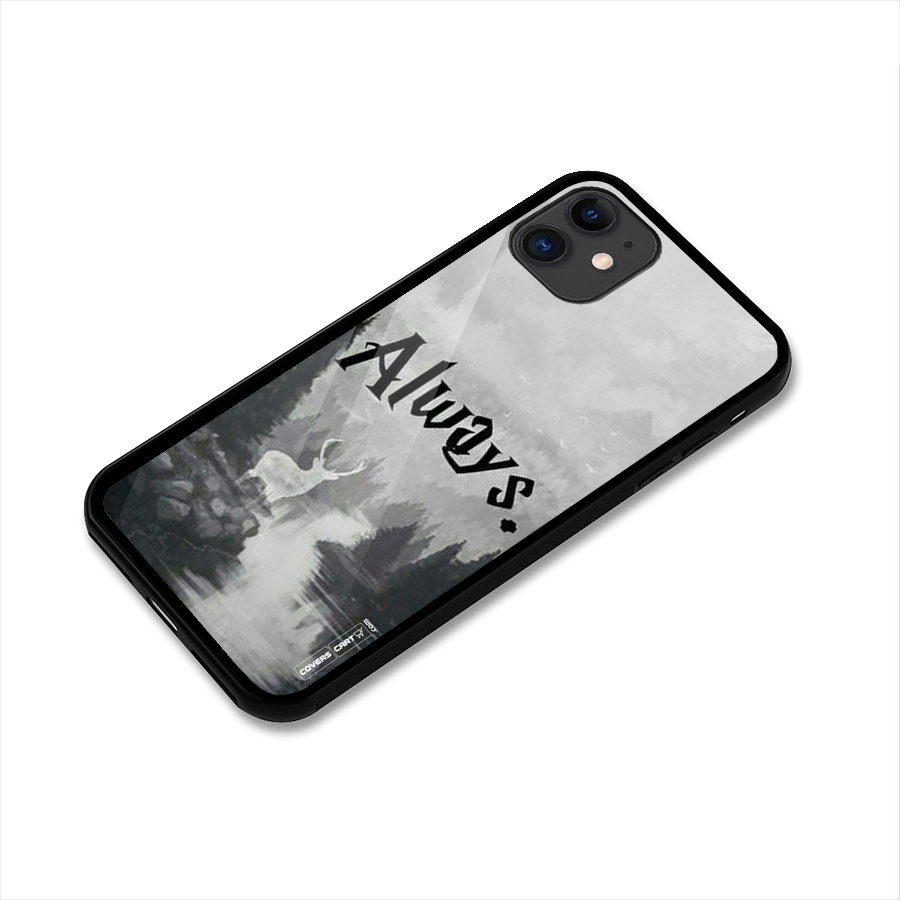 Invisible Deer Glass Back Case for iPhone 11