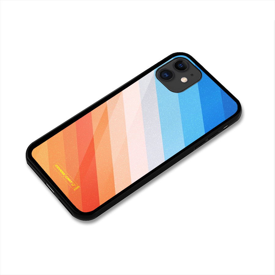 Jazzy Pattern Glass Back Case for iPhone 11