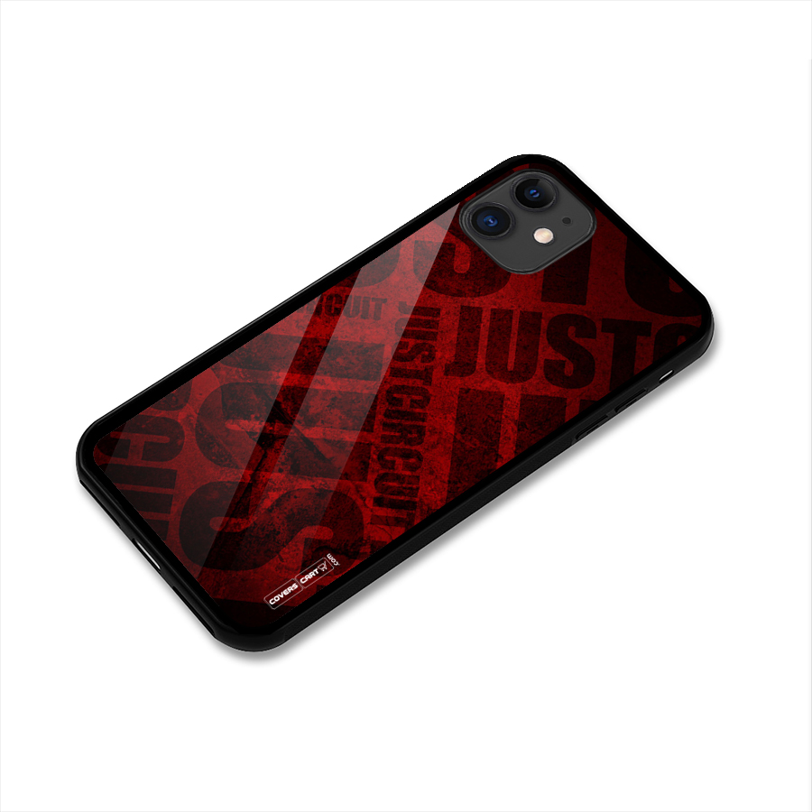 Just Circuit Glass Back Case for iPhone 11