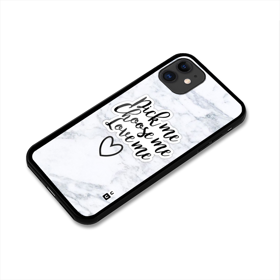 Just Me Glass Back Case for iPhone 11