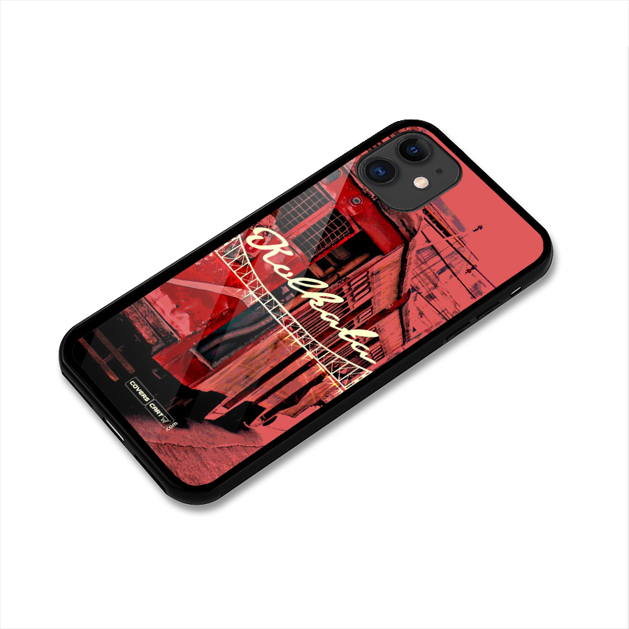 Kolkata Citystyle Glass Back Case for iPhone 11
