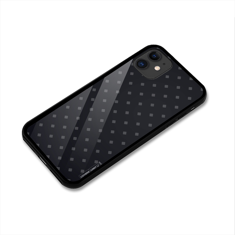 Lavish Diamond Pattern Glass Back Case for iPhone 11