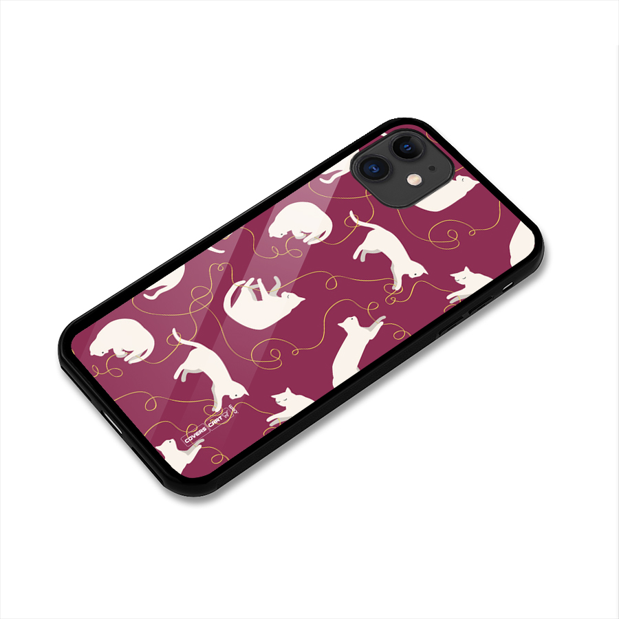 Lazy Kitty Glass Back Case for iPhone 11