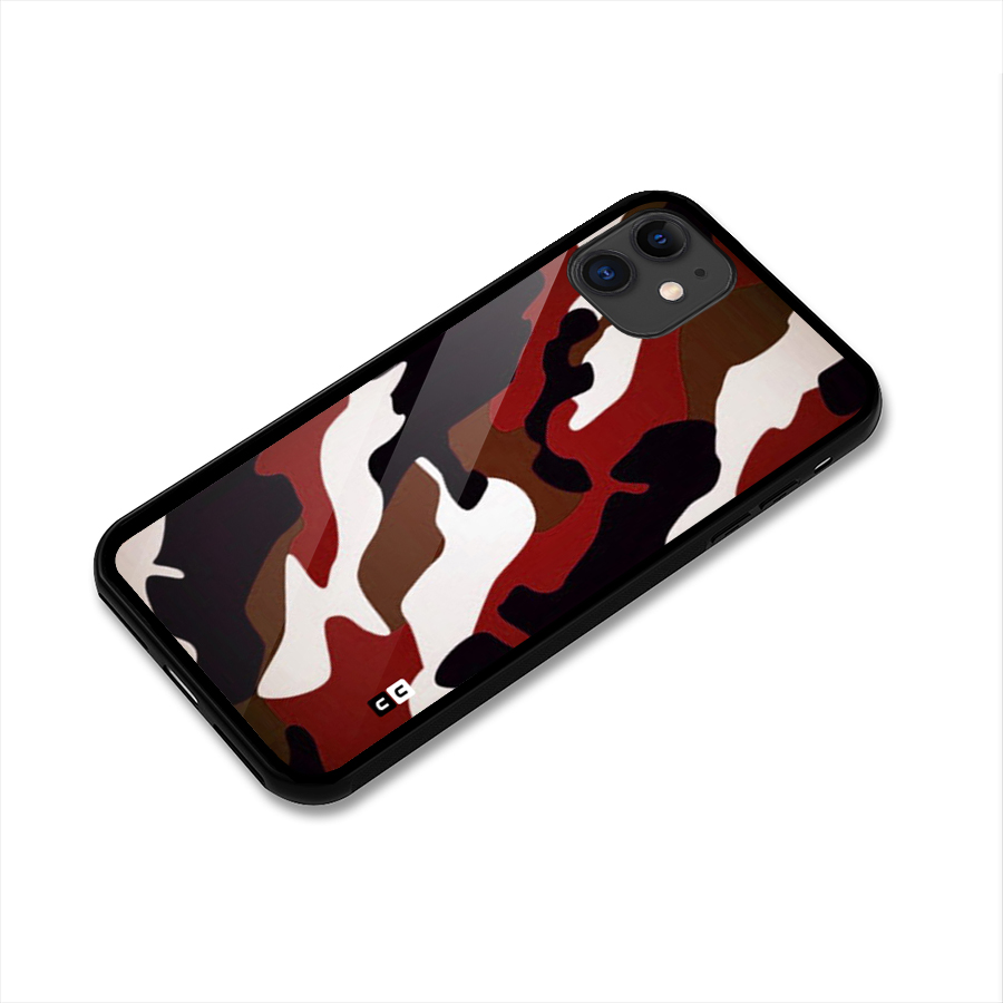 Leapord Pattern Glass Back Case for iPhone 11