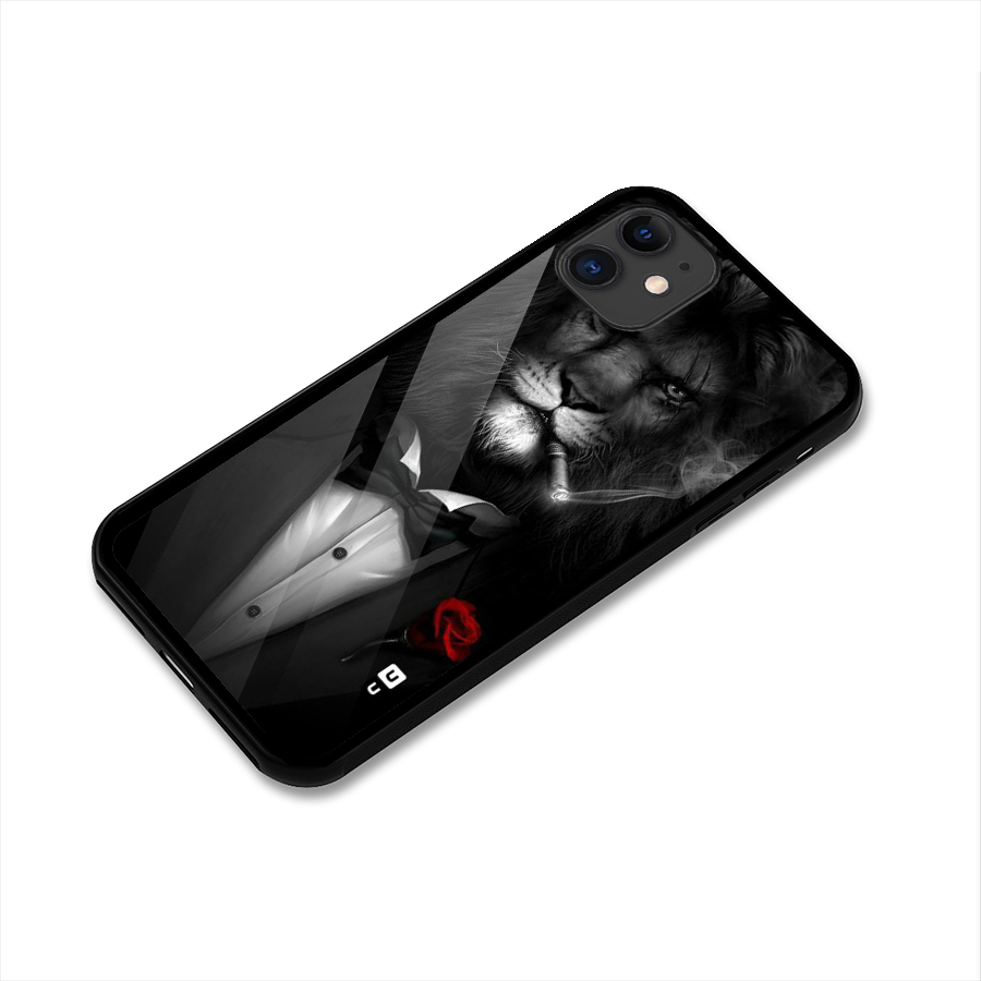 Lion Class Glass Back Case for iPhone 11
