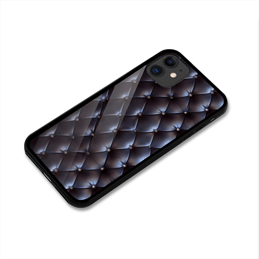 Luxury Pattern Glass Back Case for iPhone 11