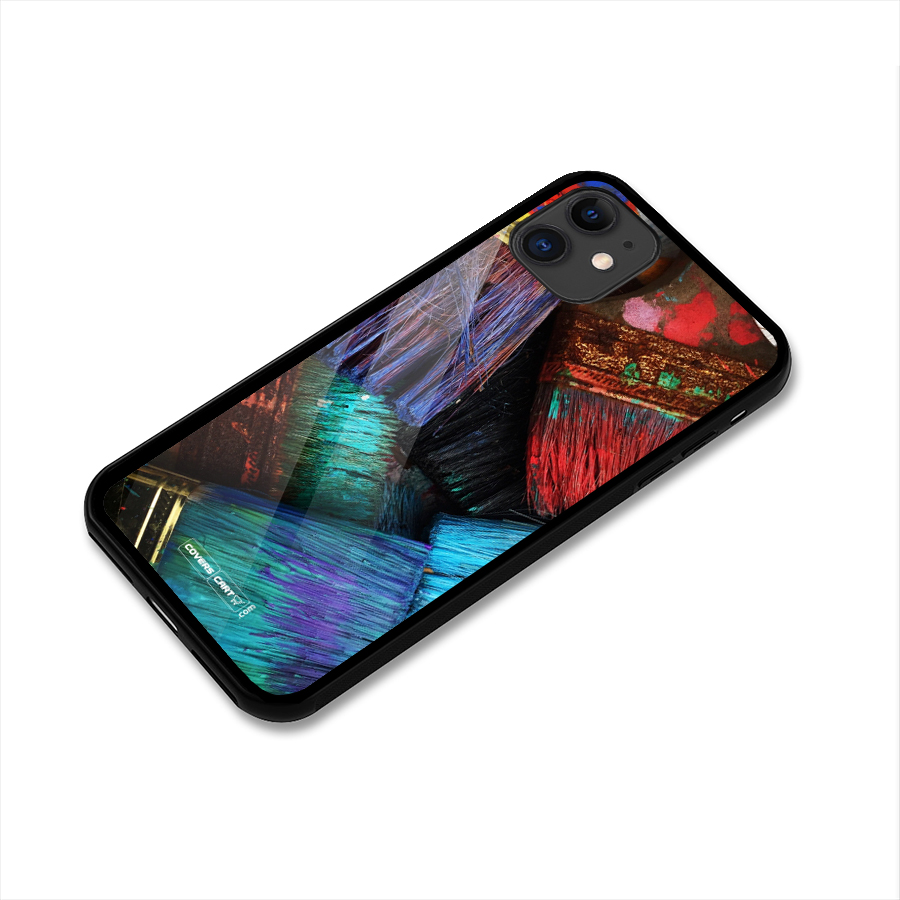 Magic Brushes Glass Back Case for iPhone 11