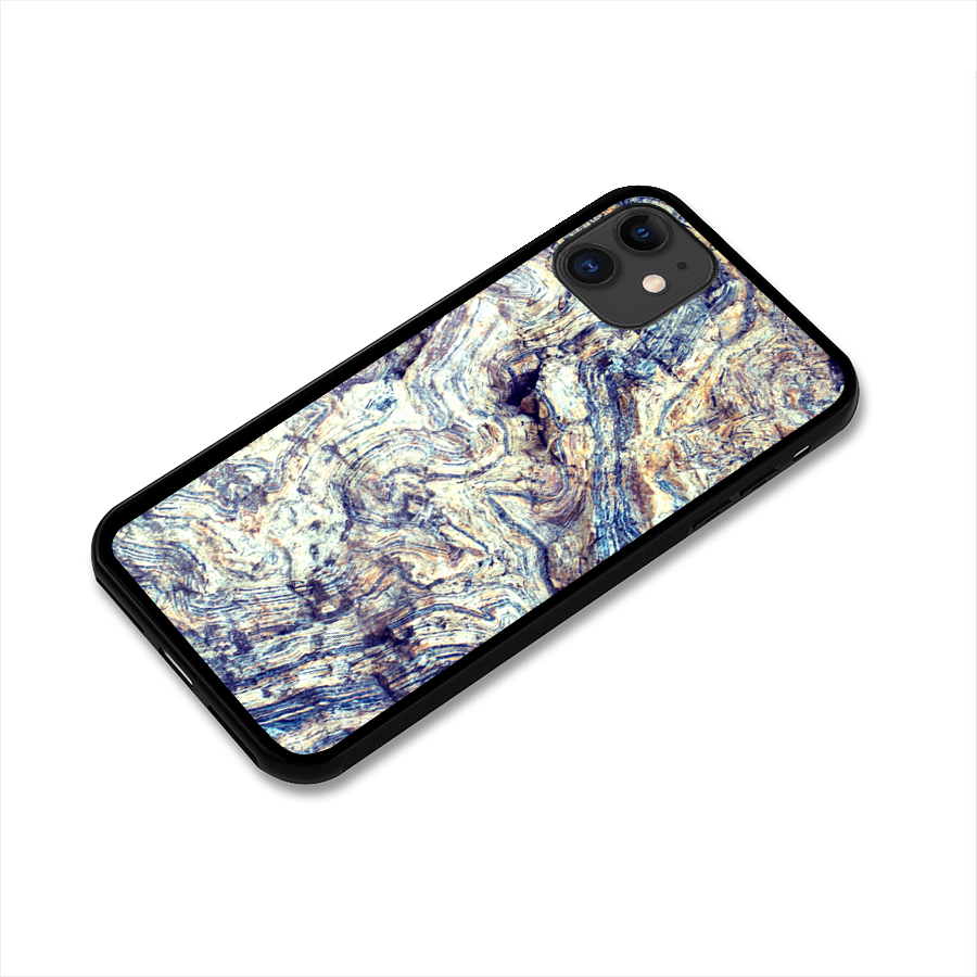 Marble Pattern Glass Back Case for iPhone 11