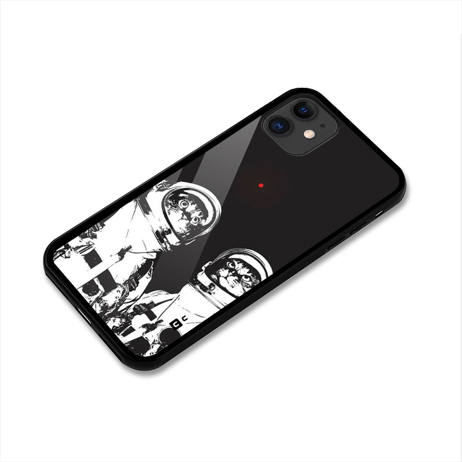 Meow Moon Glass Back Case for iPhone 11