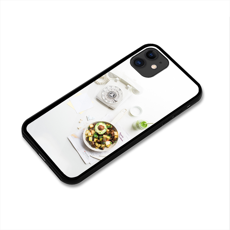 Morning Breakfast Glass Back Case for iPhone 11