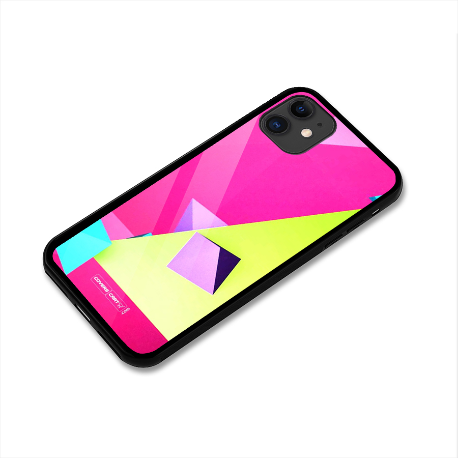 Motion Triangles Glass Back Case for iPhone 11
