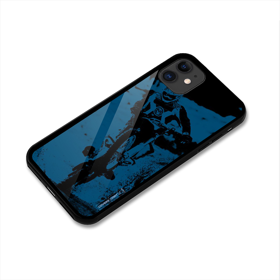 Moto Combat Glass Back Case for iPhone 11