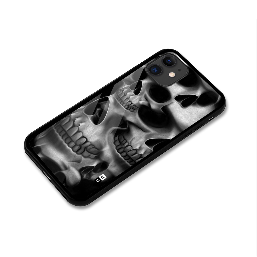 Multiple Skulls Glass Back Case for iPhone 11