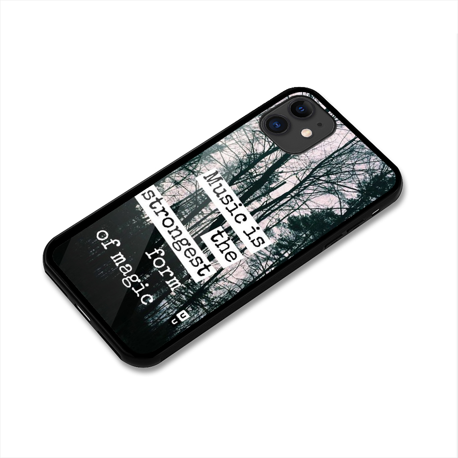 Music Magic Glass Back Case for iPhone 11