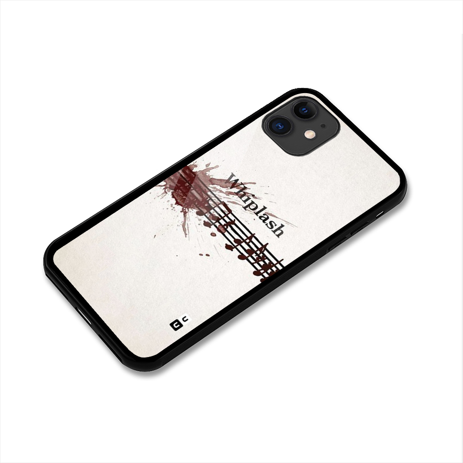 Music Notes Splash Glass Back Case for iPhone 11