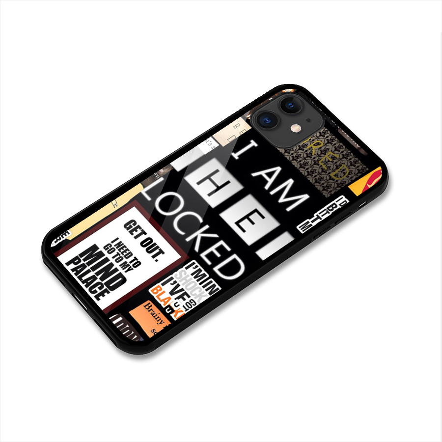 Mystery Pattern Glass Back Case for iPhone 11