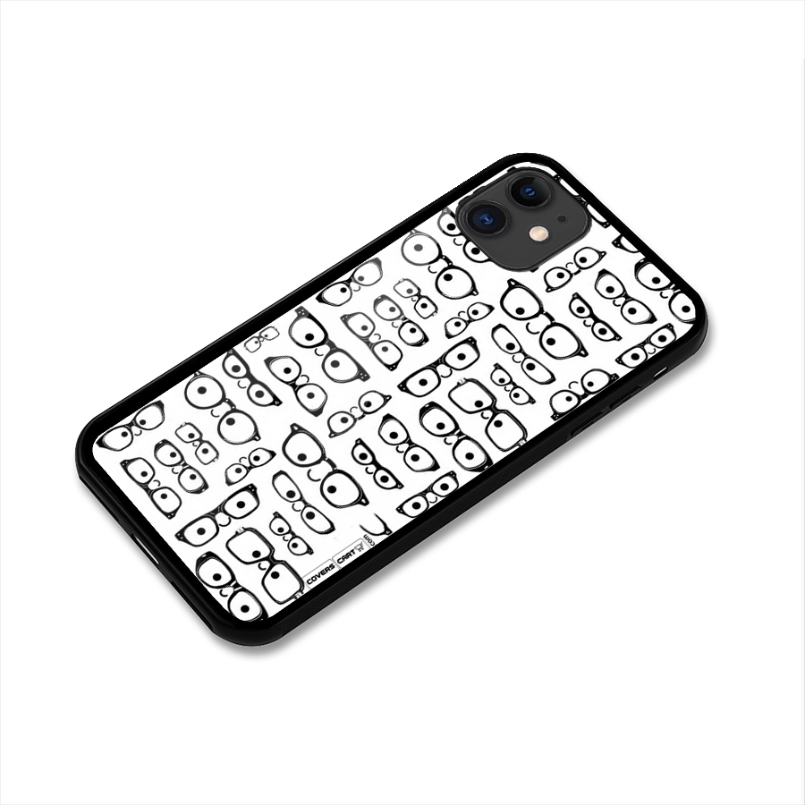 Nerdy Specs Glass Back Case for iPhone 11