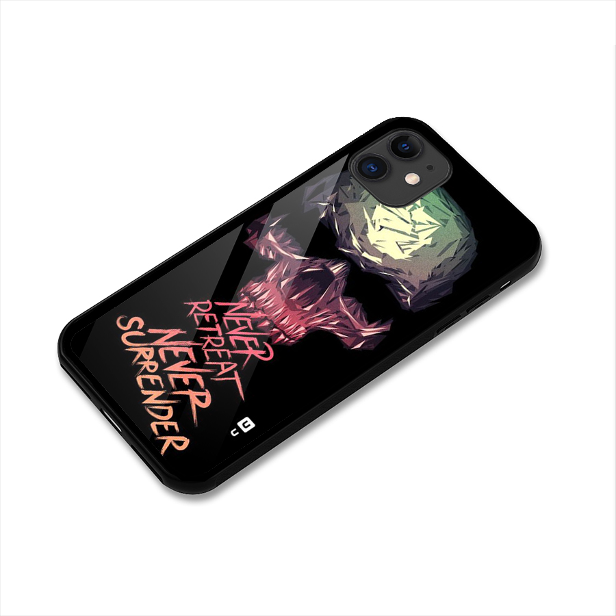 Never Retreat Glass Back Case for iPhone 11
