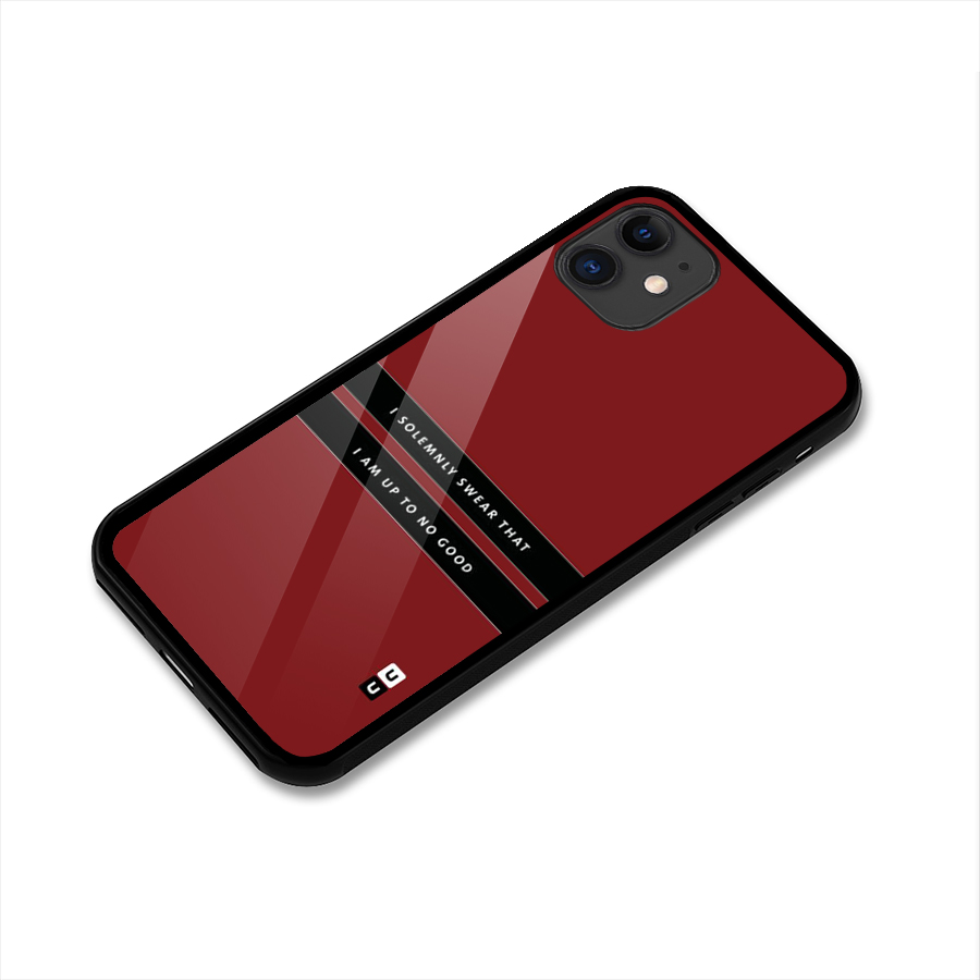 No Good Swear Glass Back Case for iPhone 11