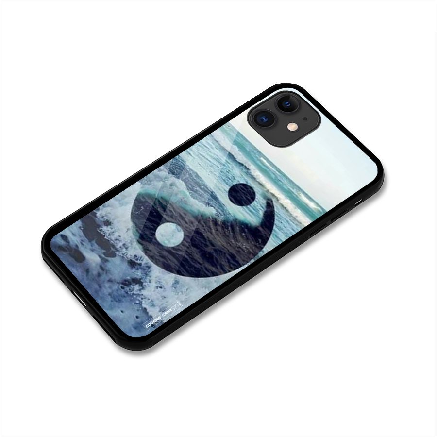 Oceanic Peace Design Glass Back Case for iPhone 11