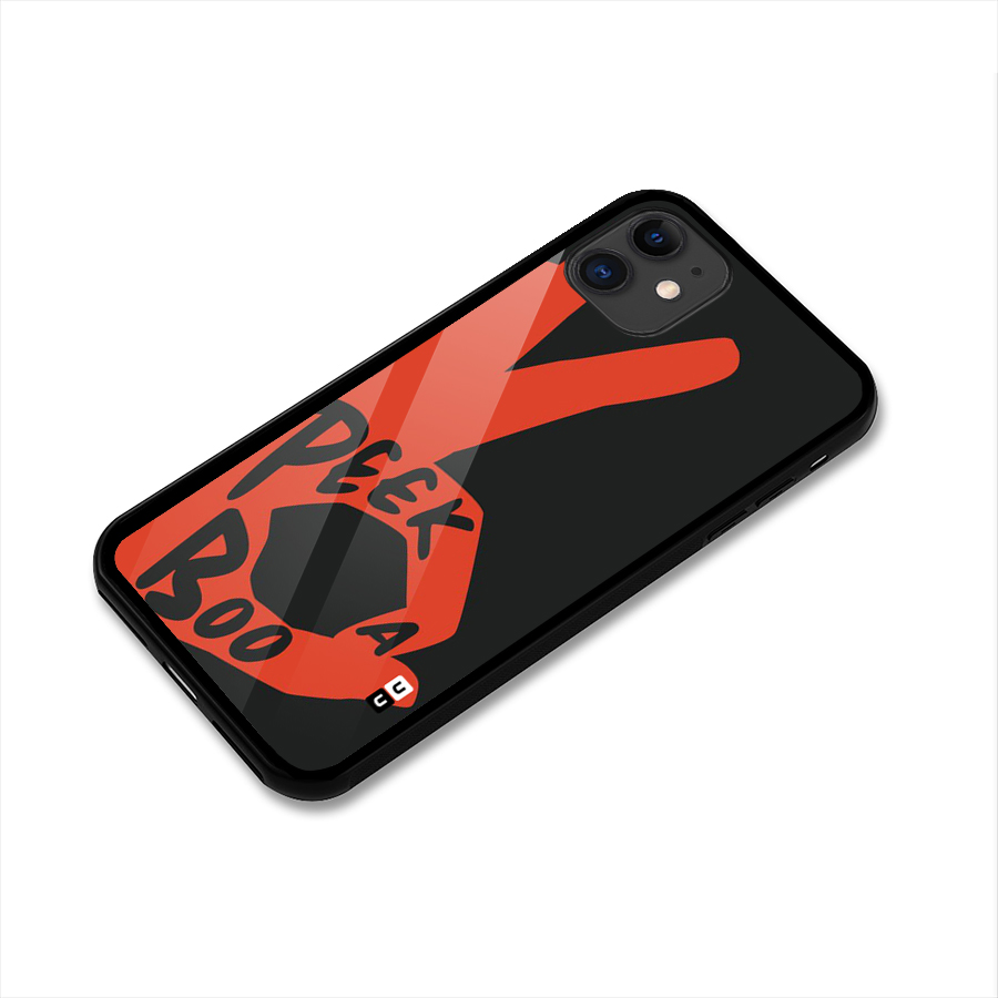 Peek-a-boo Glass Back Case for iPhone 11