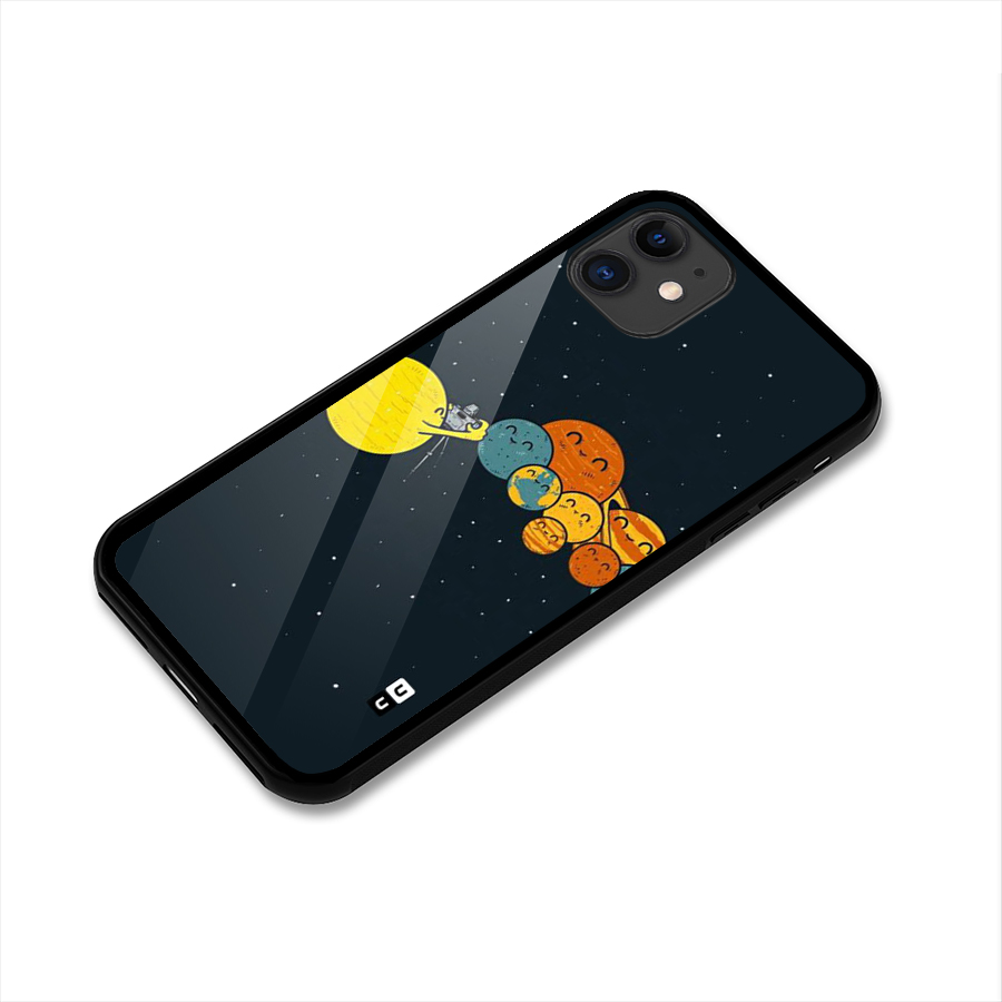 Planet Family Glass Back Case for iPhone 11