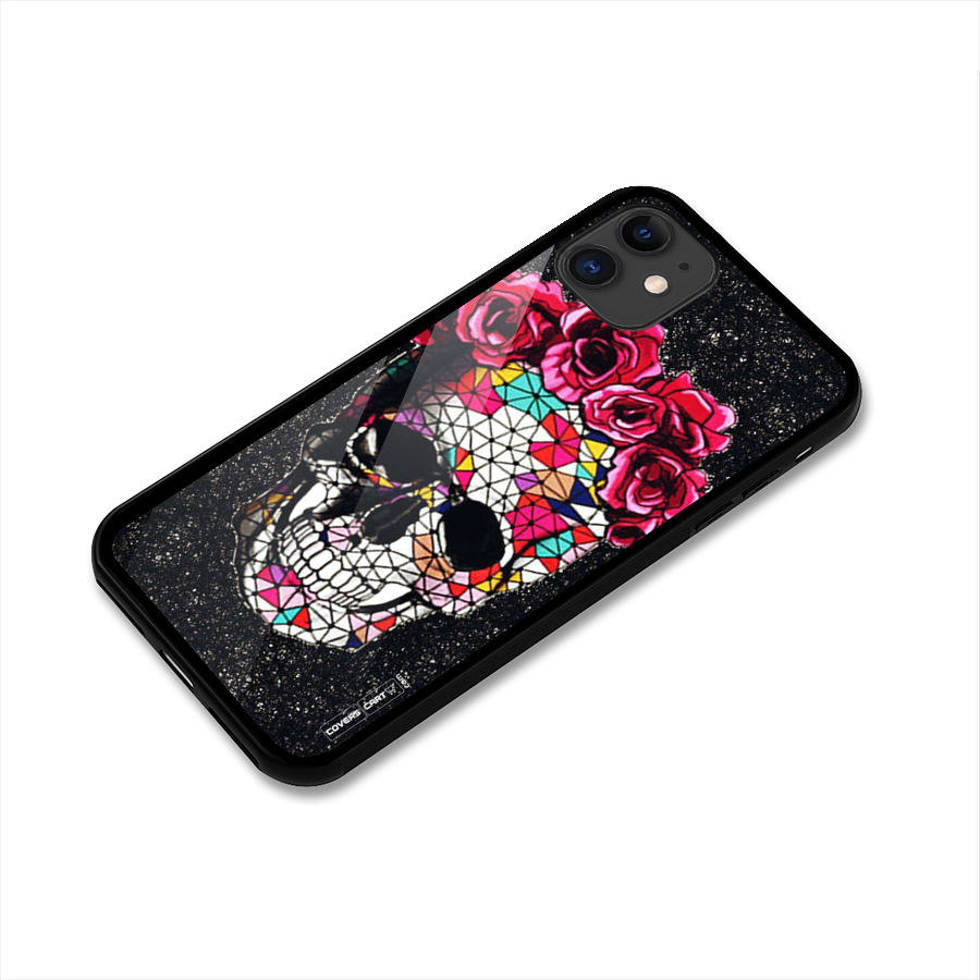 Pretty Dead Face Glass Back Case for iPhone 11