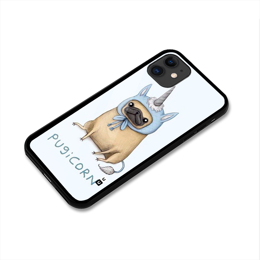 Pugicorn Glass Back Case for iPhone 11