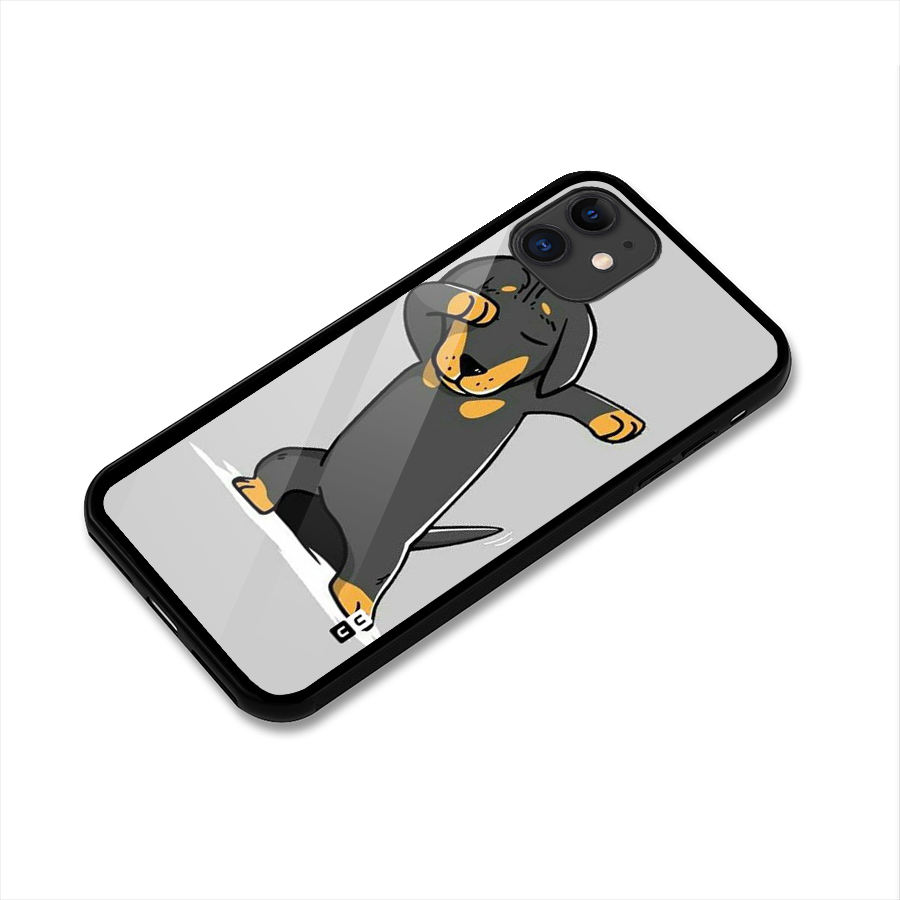 Puppy Dab Glass Back Case for iPhone 11