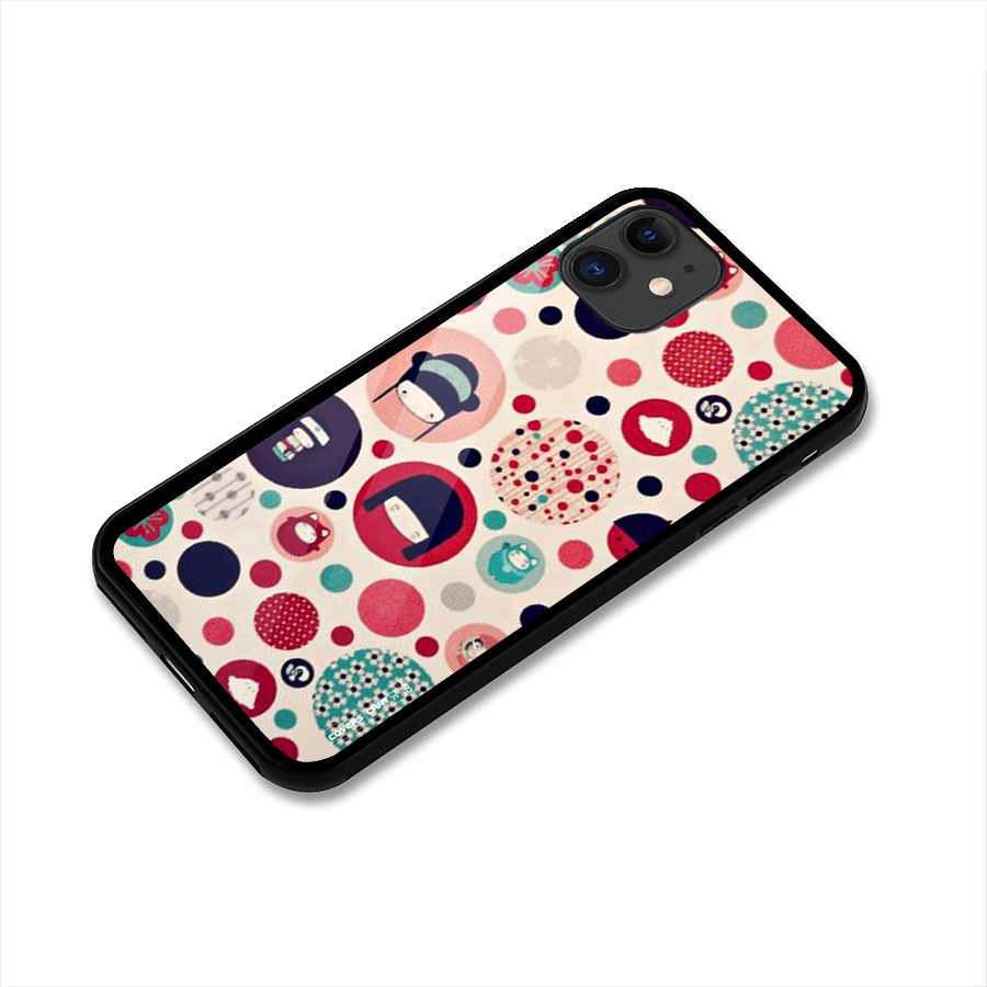 Quirky Glass Back Case for iPhone 11