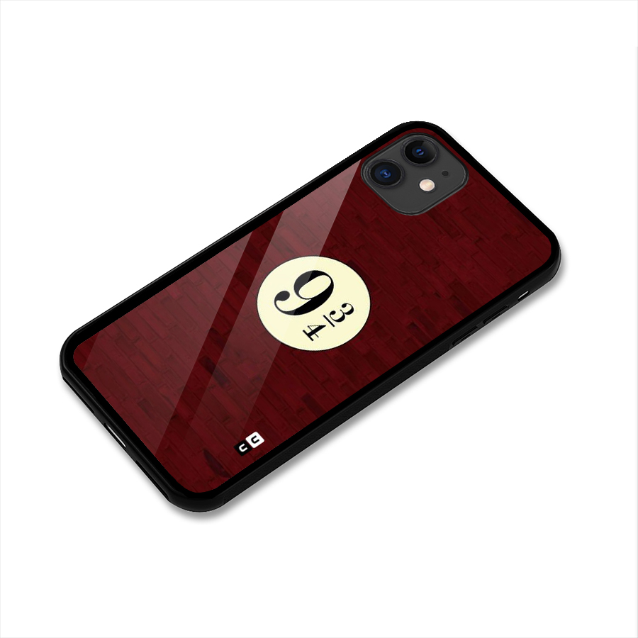Red Wall Express Glass Back Case for iPhone 11