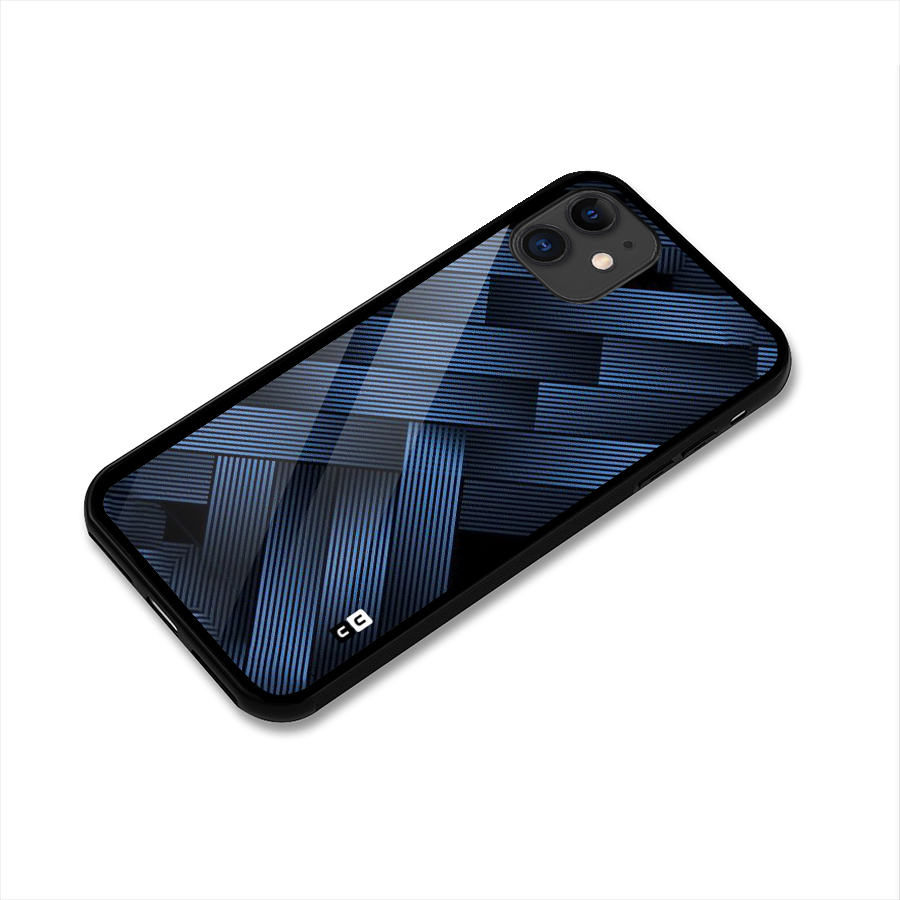 Ribbon Stripes Glass Back Case for iPhone 11
