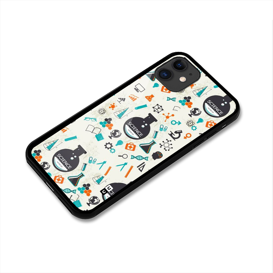 Science Side Glass Back Case for iPhone 11