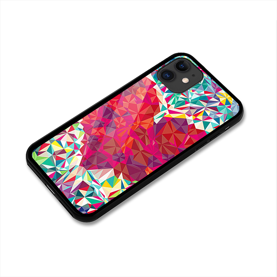 Scrumbled Heart Glass Back Case for iPhone 11