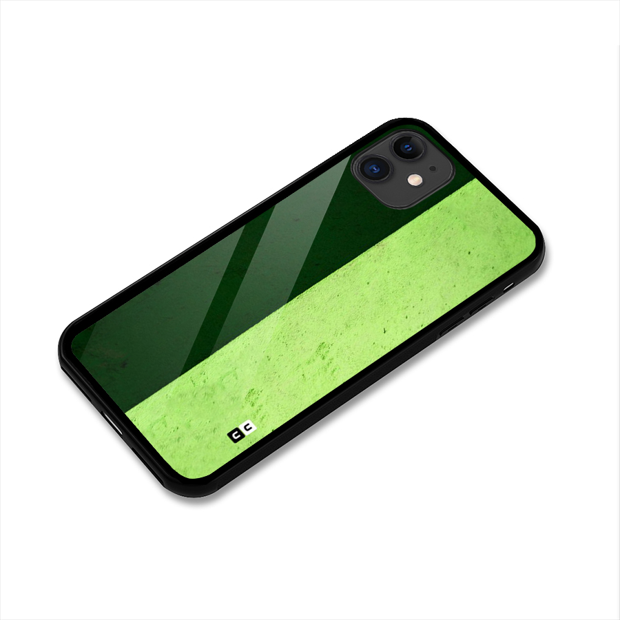 Shades Half Glass Back Case for iPhone 11