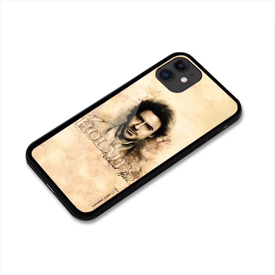 Sherlock Holmes Fan Art Glass Back Case for iPhone 11