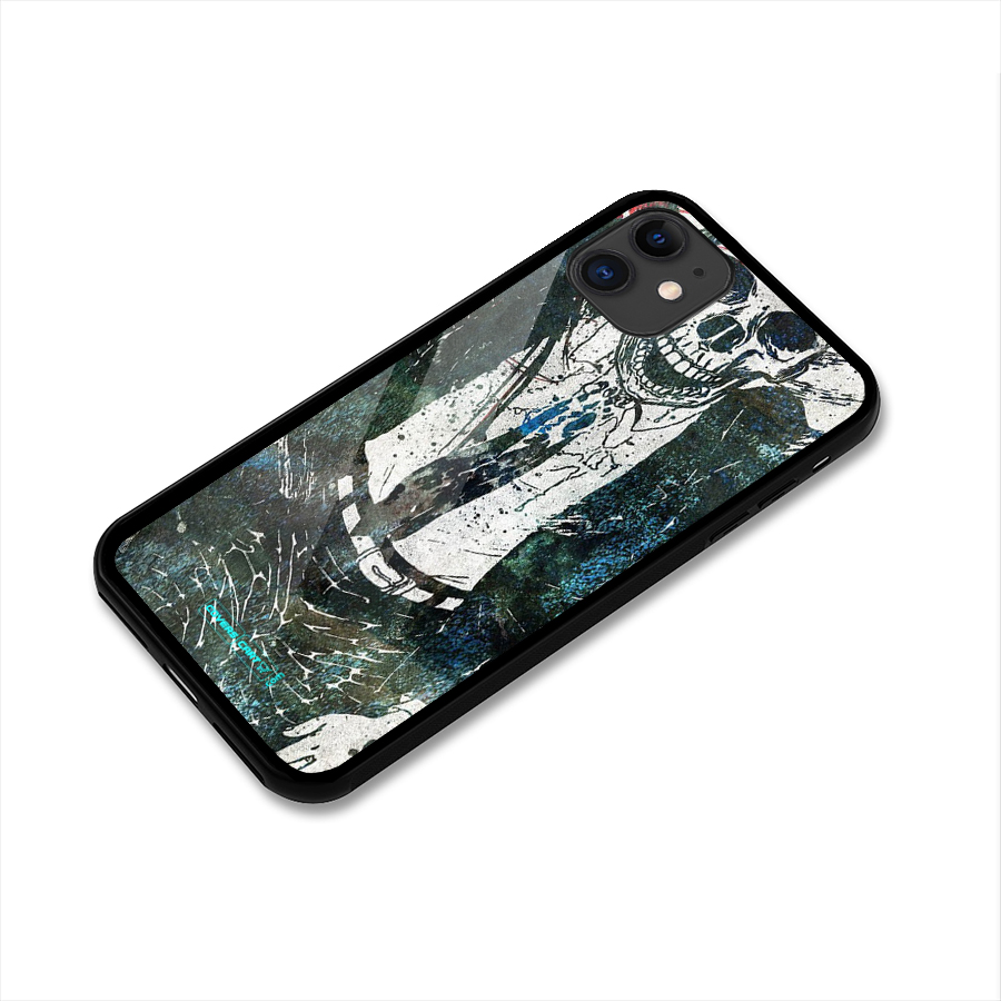 Skeleton in a Suit Glass Back Case for iPhone 11