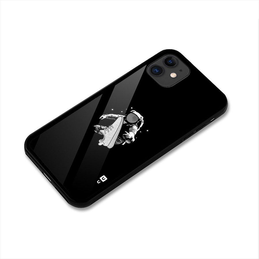 Space Shoe Glass Back Case for iPhone 11