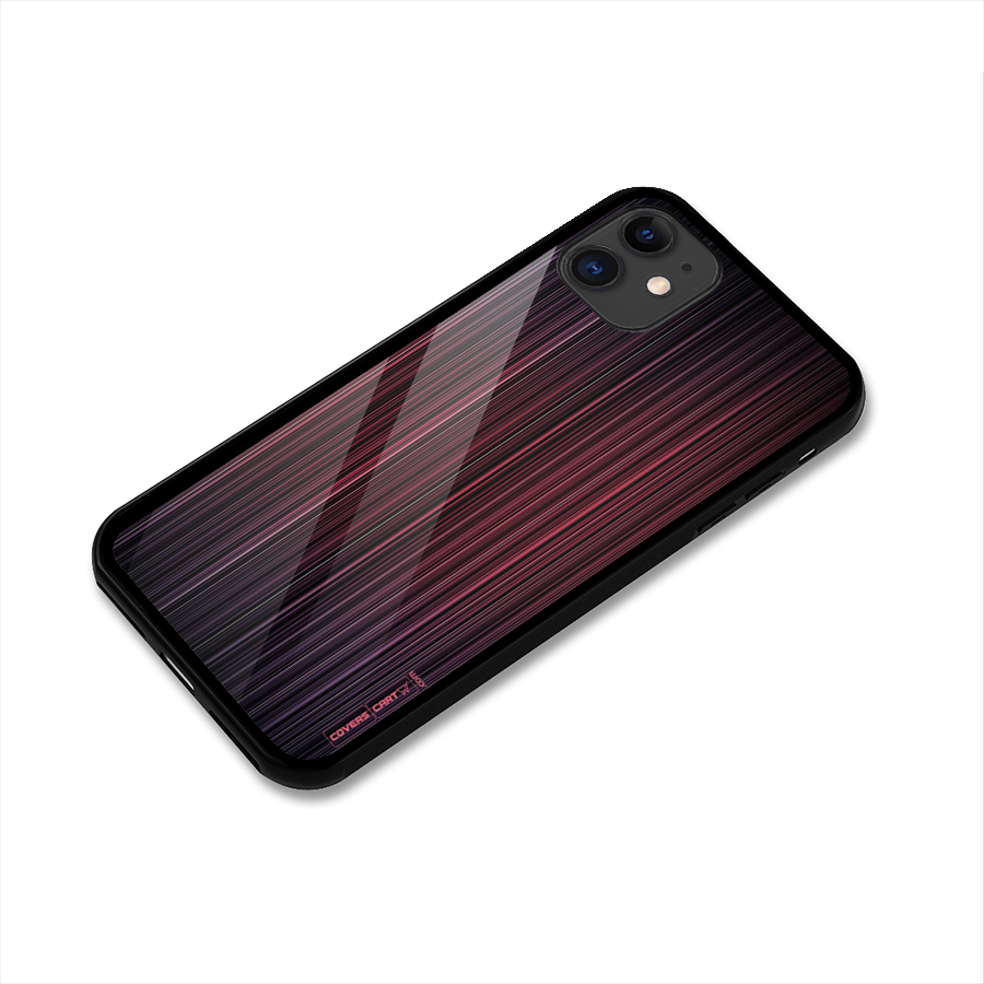 Stripes Gradiant Glass Back Case for iPhone 11