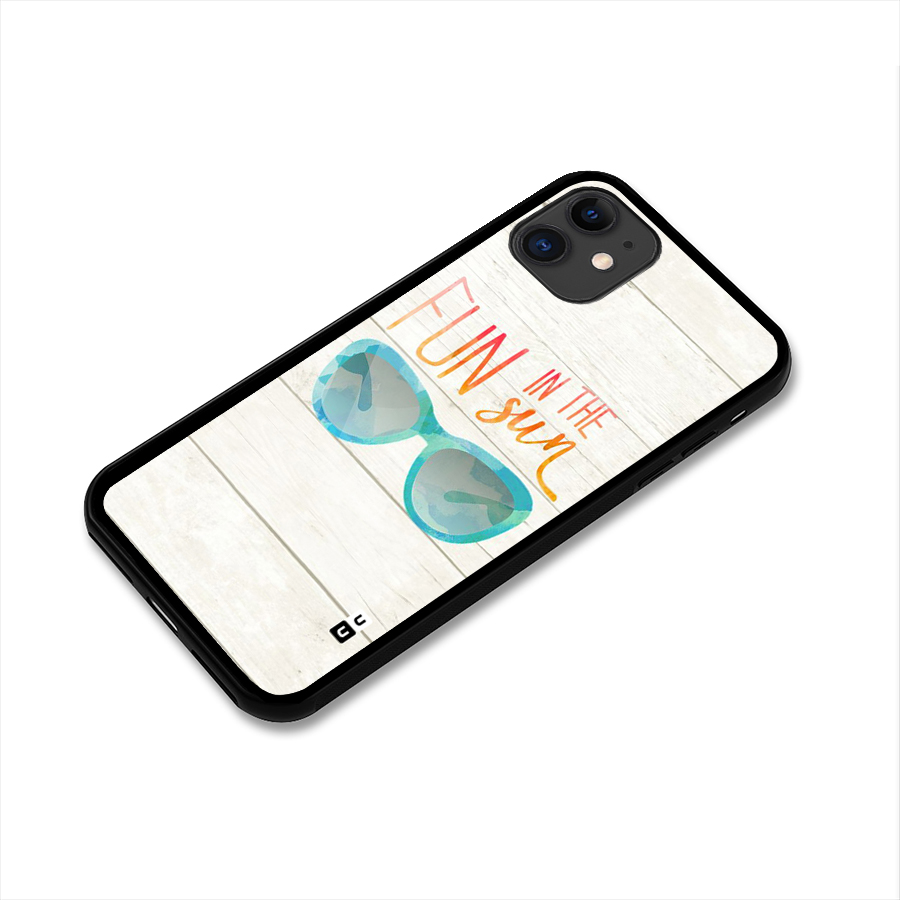 Sun Fun Glass Back Case for iPhone 11