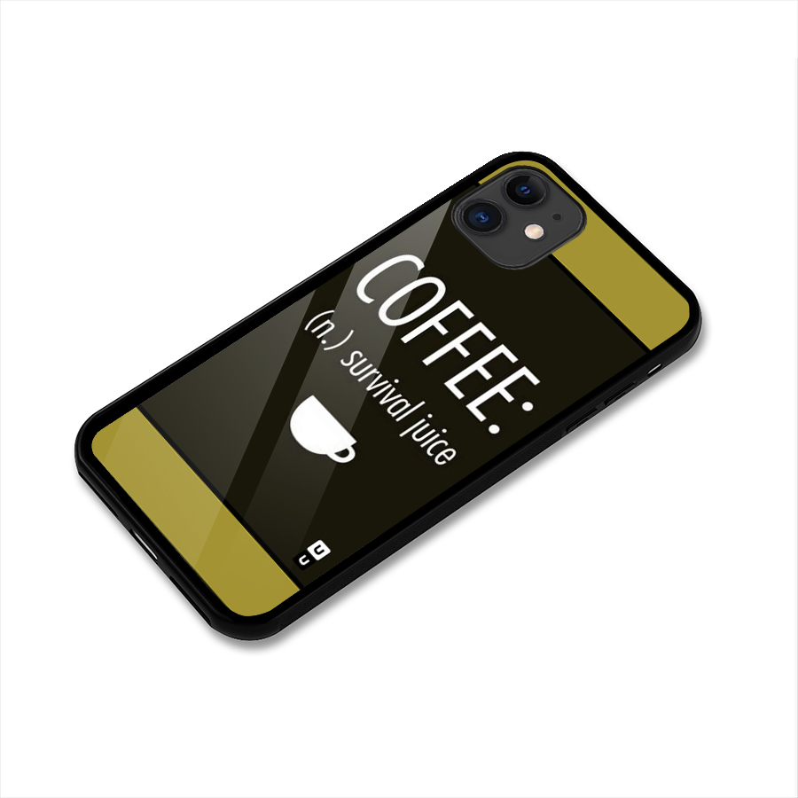 Survival Juice Glass Back Case for iPhone 11