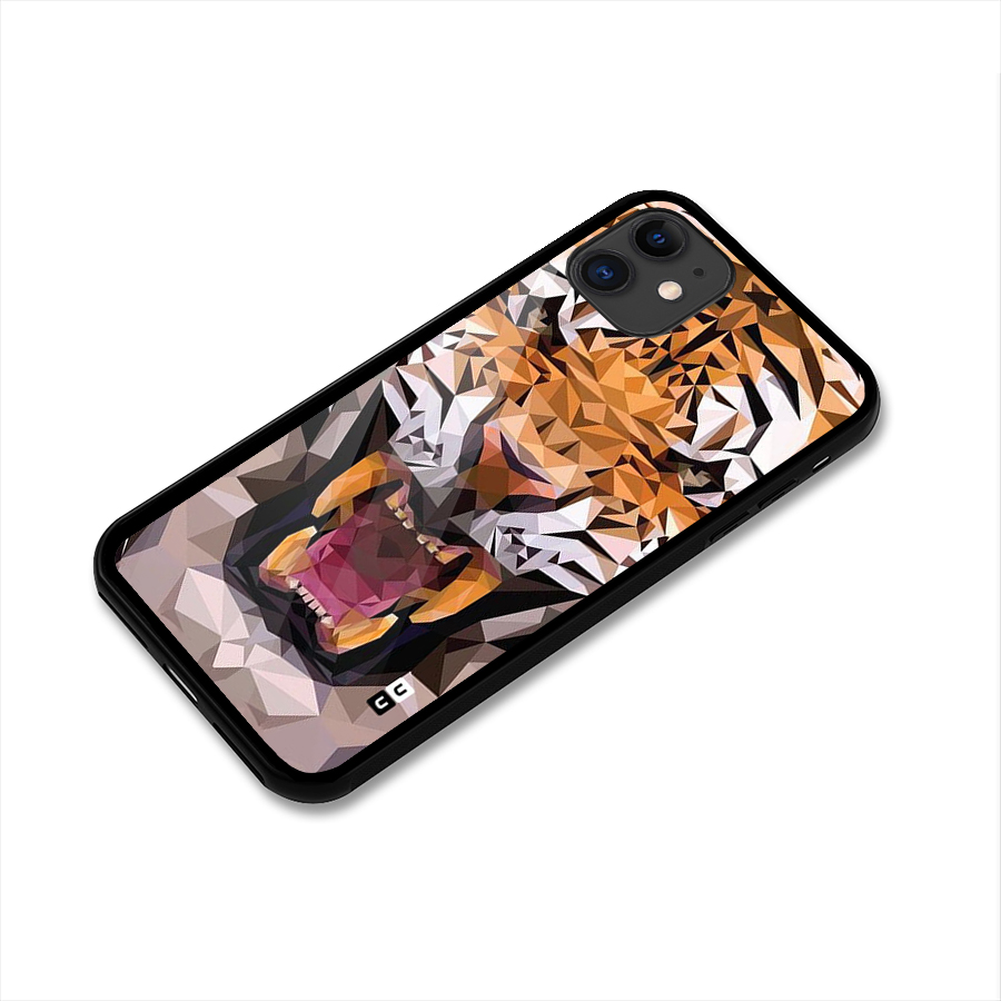 Tiger Abstract Art Glass Back Case for iPhone 11