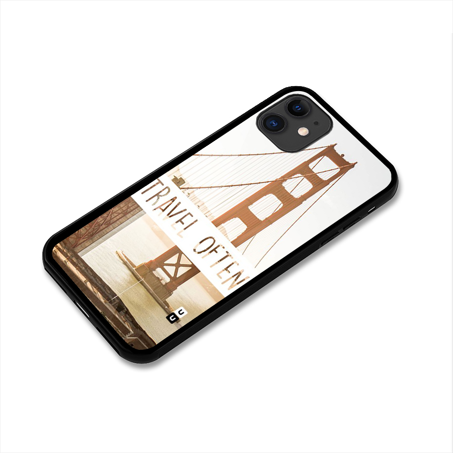 Travel Often Glass Back Case for iPhone 11