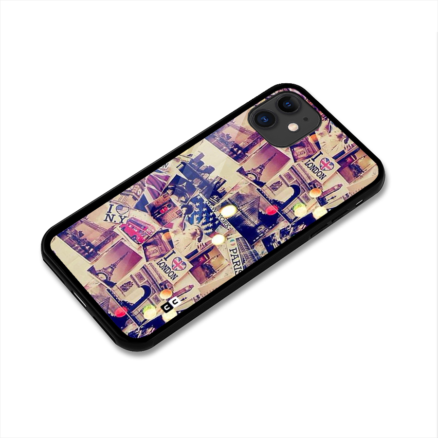 Travel Pictures Glass Back Case for iPhone 11