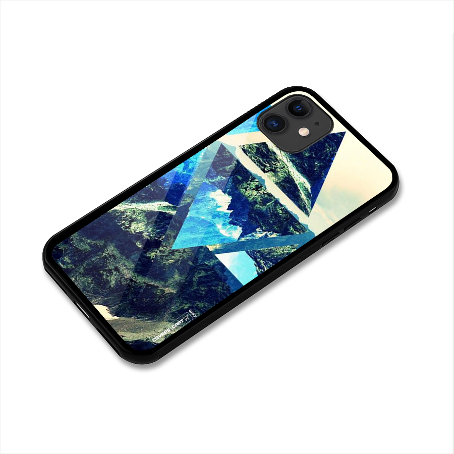 Triangular View Glass Back Case for iPhone 11