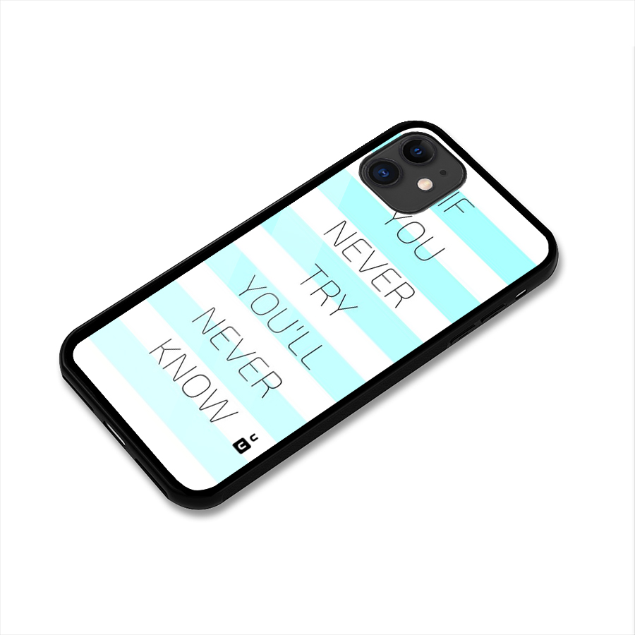 Try Know Glass Back Case for iPhone 11