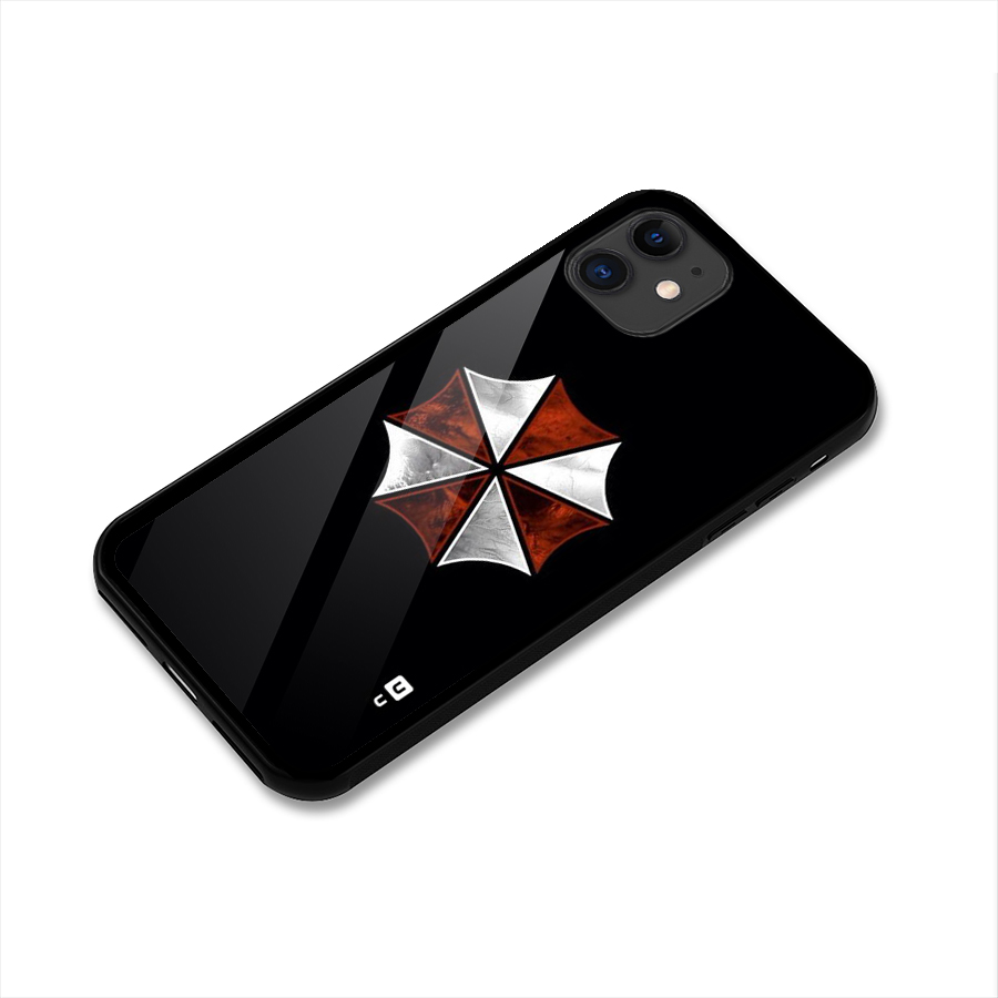 Umbrella Design Glass Back Case for iPhone 11
