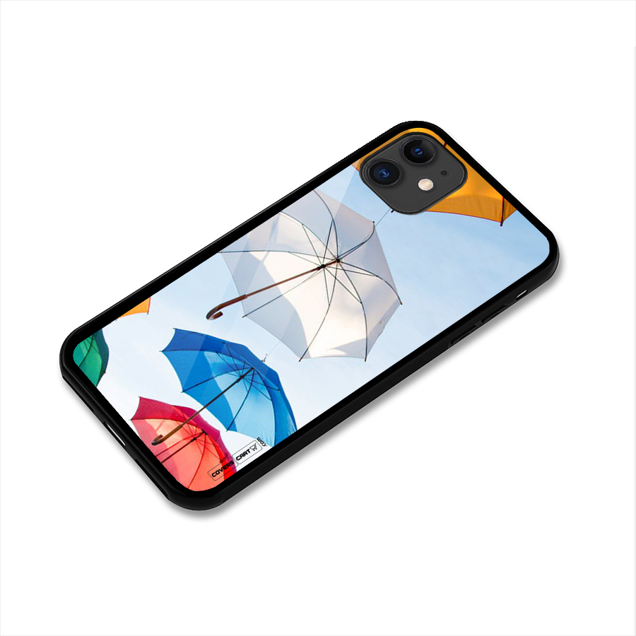 Umbrella Sky Glass Back Case for iPhone 11