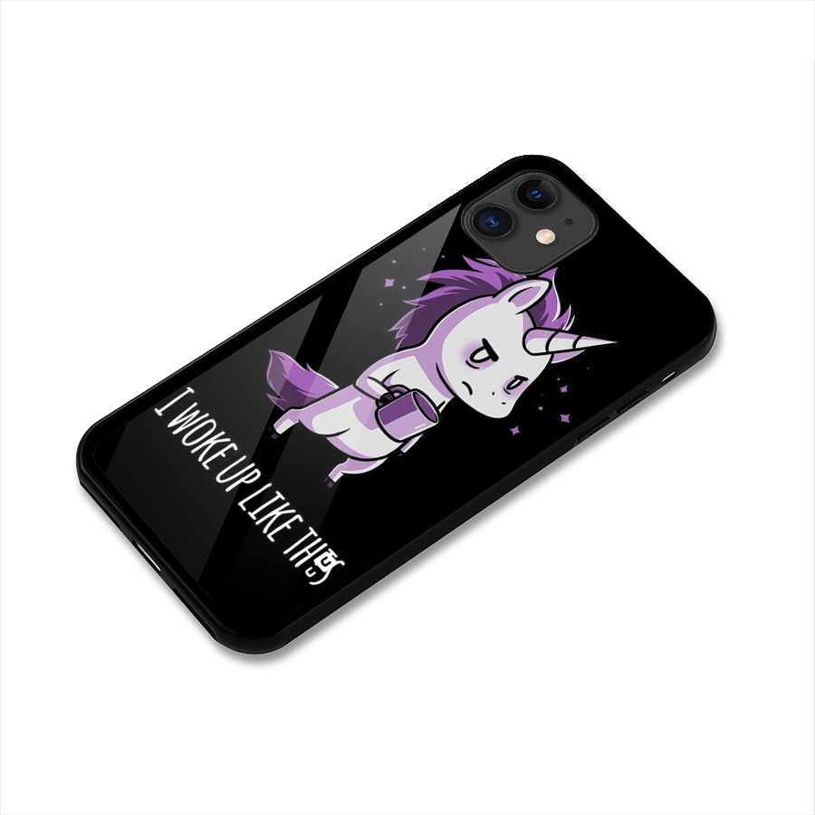 Unicorn Morning Glass Back Case for iPhone 11