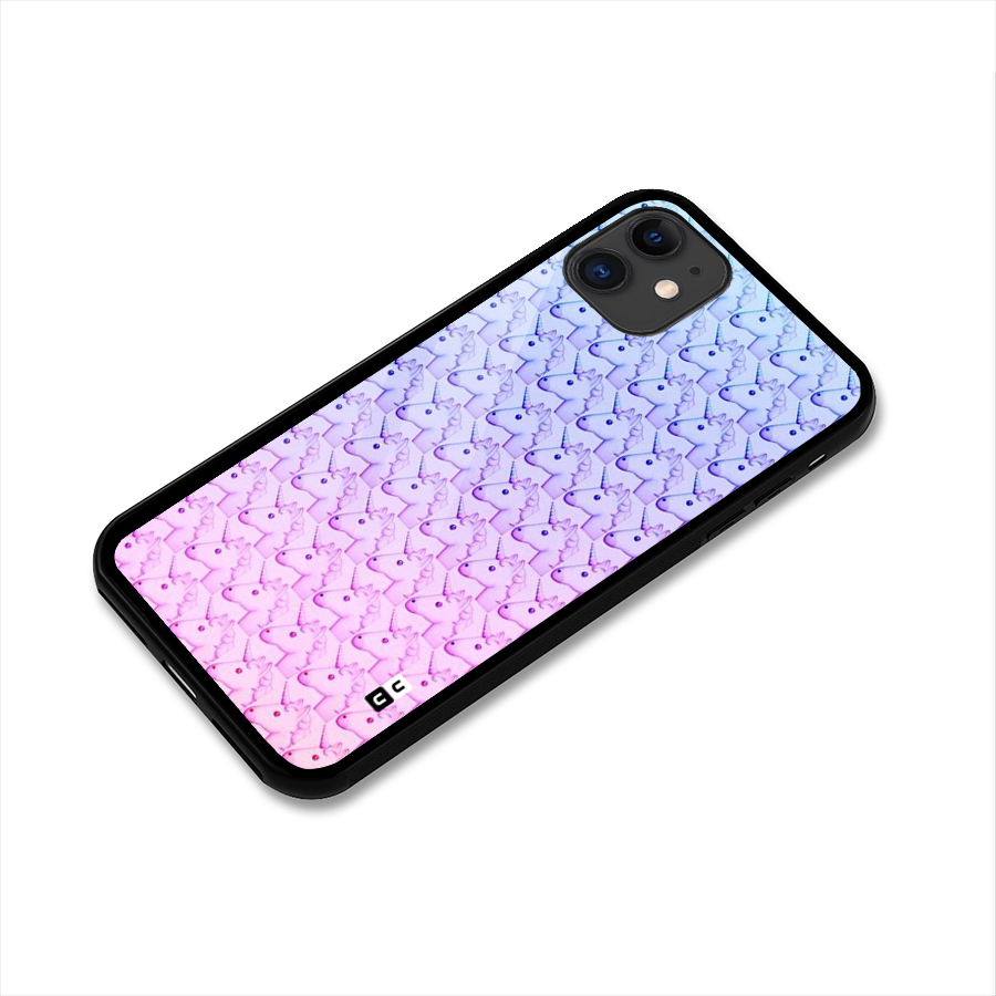 Unicorn Shade Glass Back Case for iPhone 11